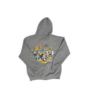 Y2K Disneyland Mickey Hood Zip Jacket Men's Medium